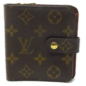 Louis Vuitton Compact Zip Bifold Wallet Monogram